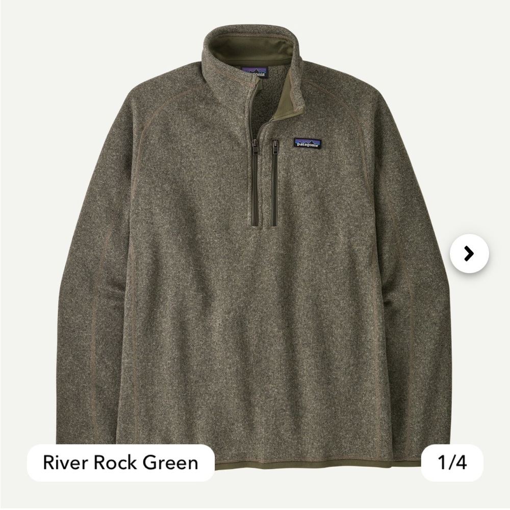 Patagonia Men's Green Fleece Sweater